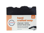 WholeMade Charcoal Facial Hemp Soap - metro hemp supply