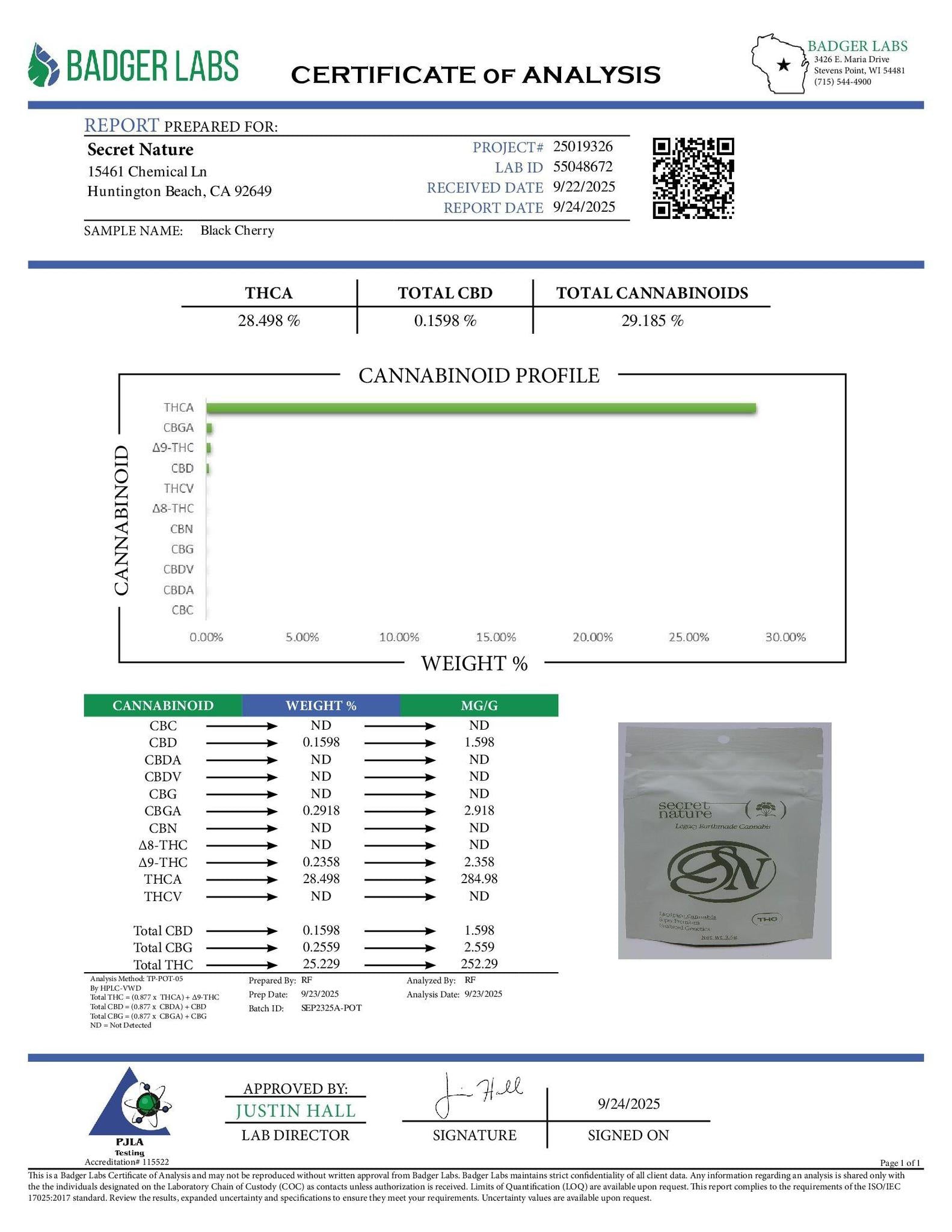 THCA HEMP - DERIVED Black Cherries