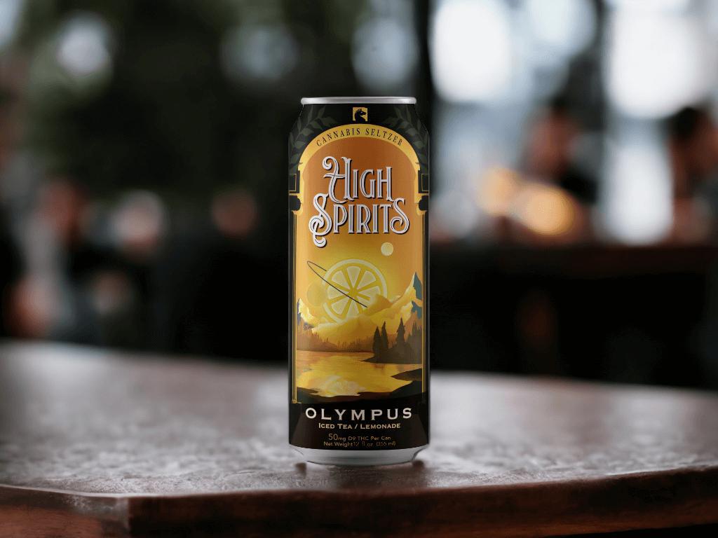 High Spirits Seltzer Olympus Drink