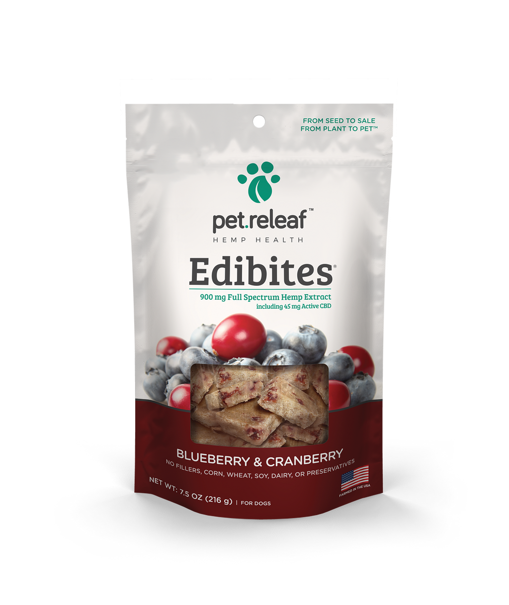 Pet Releaf - Edibites - Blueberry & Cranberry - metro hemp supply