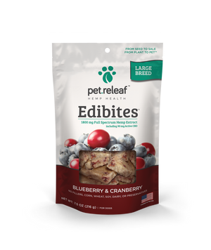 Pet Releaf - Edibites - Blueberry & Cranberry - metro hemp supply