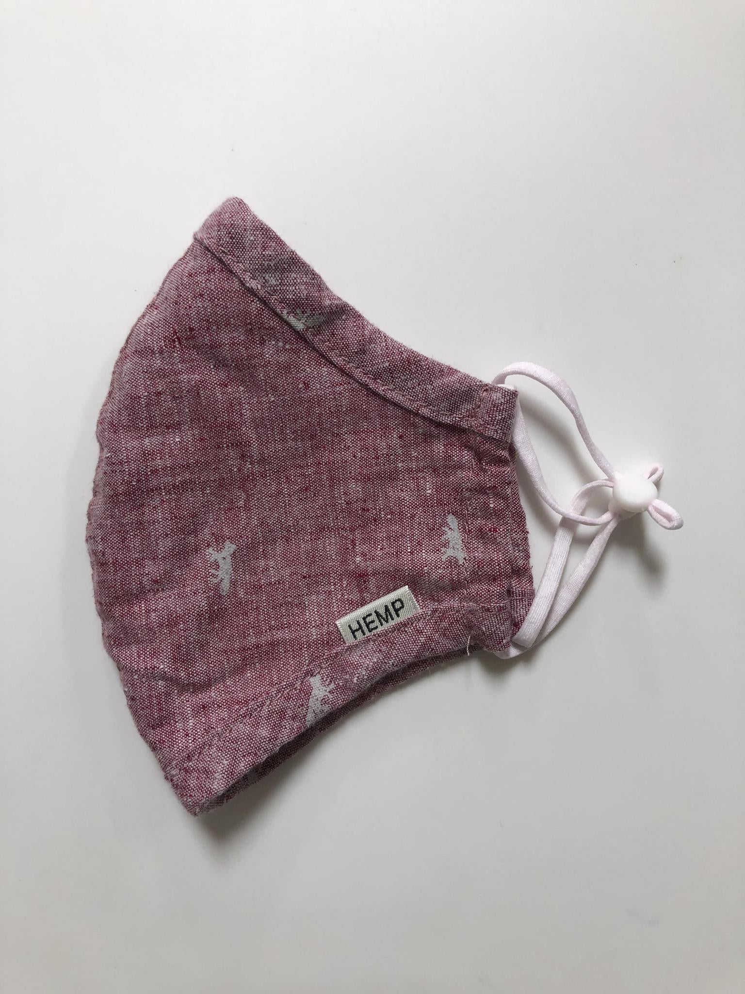 Hemp Mask Pink M