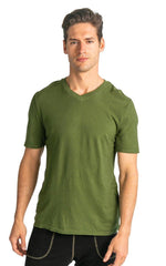 Vital Hemp - Mens V Neck Hemp Organic Tee