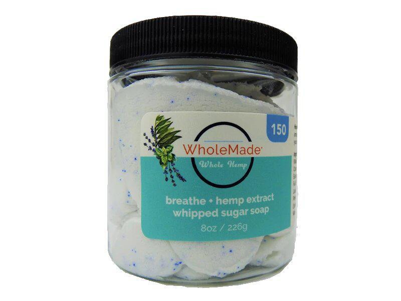 WholeMade Breathe Whipped Sugar Soap - metro hemp supply