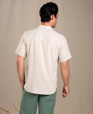 Toad & Co - Mens Taj Hemp Short Sleeve Slim Shirt - metro hemp supply
