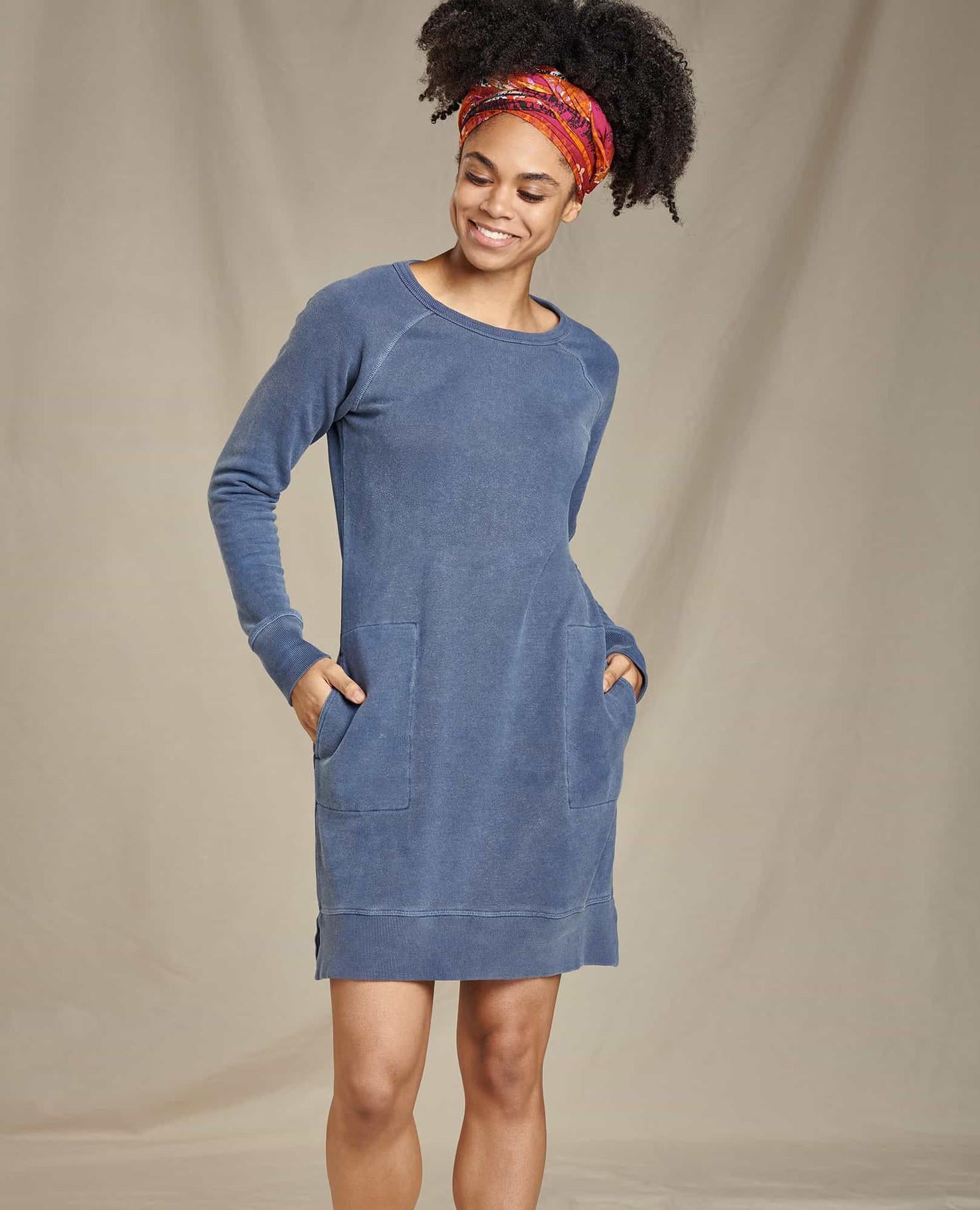 Toad & Co - Womens Epiq Longsleeve Dress - metro hemp supply