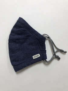 Hemp Mask Dark Blue M